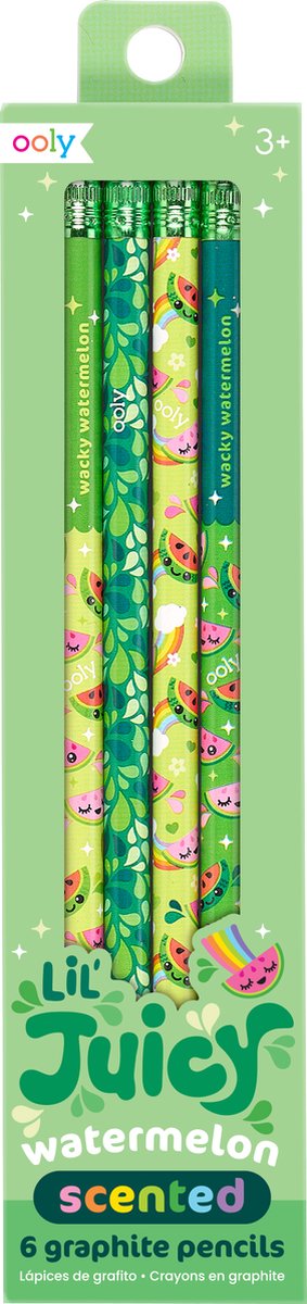 Ooly - lil juicy - watermeloen geurpotloden - 6 stuks