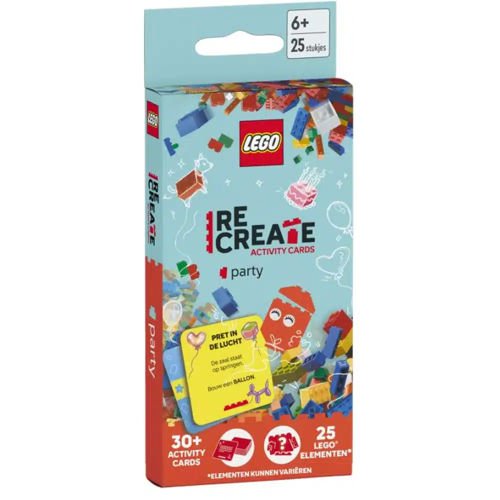 Lego recreate activity cards: party