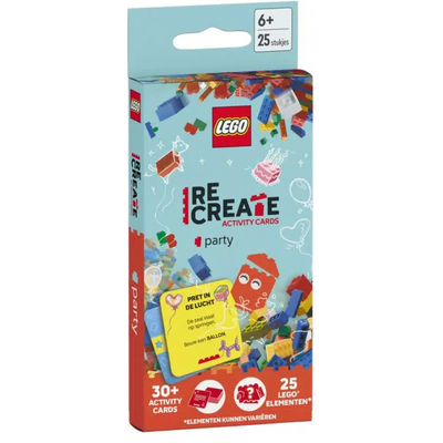 Lego recreate activity cards party