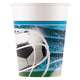 Globos papieren bekers fsc voetbal fans, 8st.