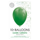 Globos ballonnen donkergroen 30cm, 10st. - afbeelding 2