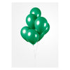 Globos ballonnen donkergroen 30cm, 10st.