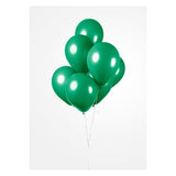 Globos ballonnen donkergroen 30cm, 10st. - afbeelding 3
