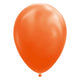 Globos ballonnen oranje 30cm, 10st.