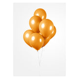 Globos ballonnen oranje 30cm, 10st. - afbeelding 3