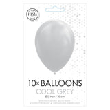 Globos ballonnen cool grijs, 30cm, 10st. - afbeelding 2