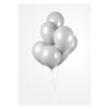 Globos Ballonnen Cool Grijs, 30cm, 10st.