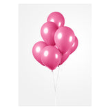 Globos ballonnen hard roze 30cm, 10st. - afbeelding 3