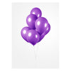 Globos Ballonnen Paars 30cm, 10st.