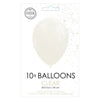 Globos ballonnen doorzichtig 30cm, 10st.