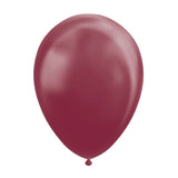 Globos Ballonnen Metallic Bordeaux 30cm, 10st. - afbeelding 1