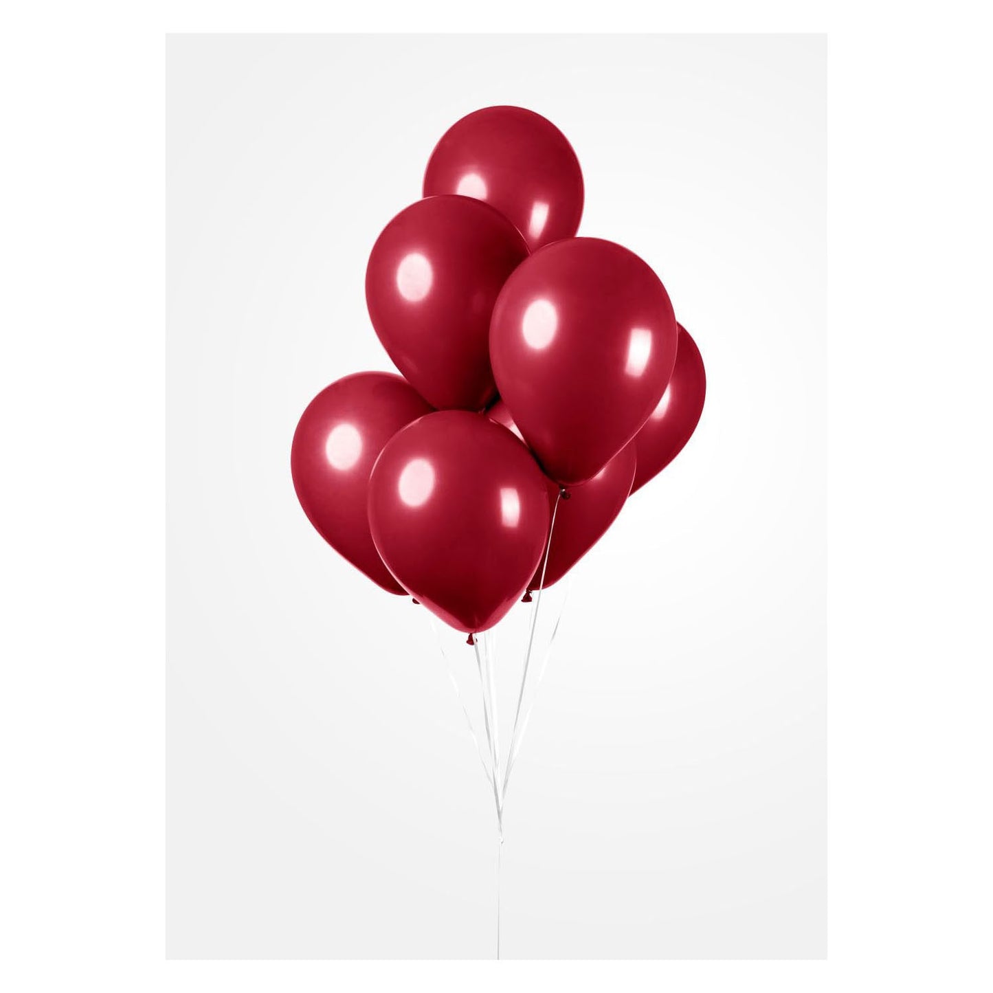 Globos Ballonnen Metallic Bordeaux 30cm, 10st.