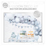 Globos ballonnen boog set zilver - afbeelding 1