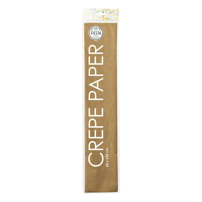 Globos crepepapier goud, 50x250cm