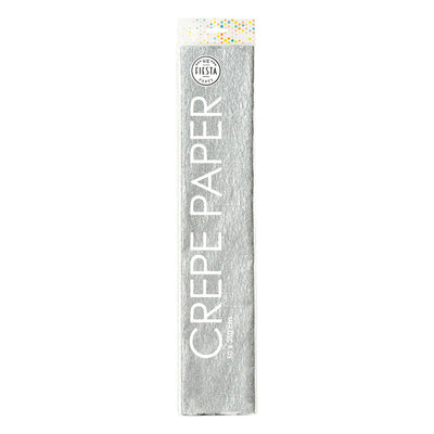 Globos crepepapier zilver, 50x250cm