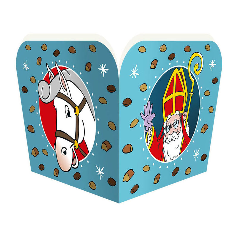 Globos papieren snackboxen sinterklaas - 6st.