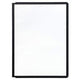 Merkloos sans marque zichtpaneel a4 shepra soho durable 5606-01 zwart 5 stuks