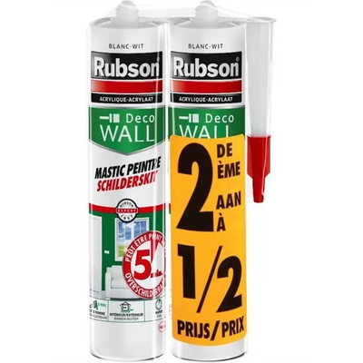 Rubson schilderskit 280 ml bouwkit duo | sneldrogend in 5 minuten | voor snel en efficiã«nt schilderwerk | sterke en duurzame afdichting.