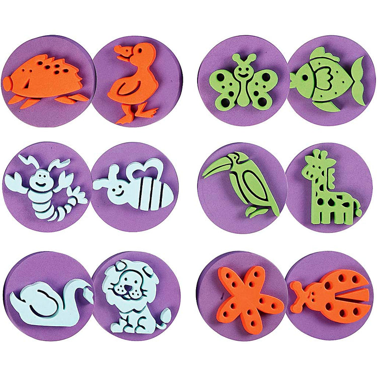 Https: www.cchobby.nl foam-stempels-dieren-d-7-5-cm-dikte-2-5-cm-6-stuk-1-doos
