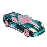 Mattel barbie mondo motors rc bestuurbare auto - verchroomd blauw 65 jaar jubileum editie - afbeelding 2