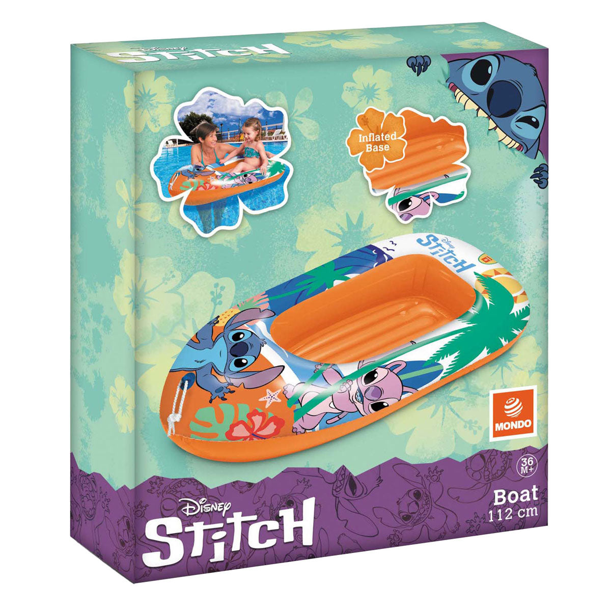 Unice toys mondo opblaasbare boot stitch