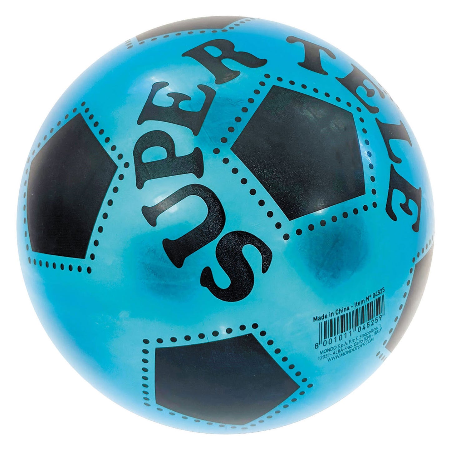 Mondo transparante gekleurde voetbal - 22cm