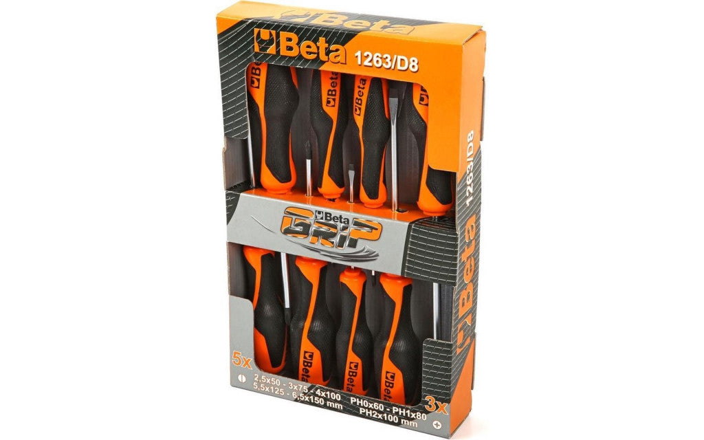 Beta schroevendraaierset tools 01263mc d8 - 8 delig