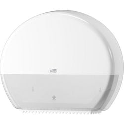 Toiletpapierdispenser tork t1 jumbo 43,7x36x13,3cm wit