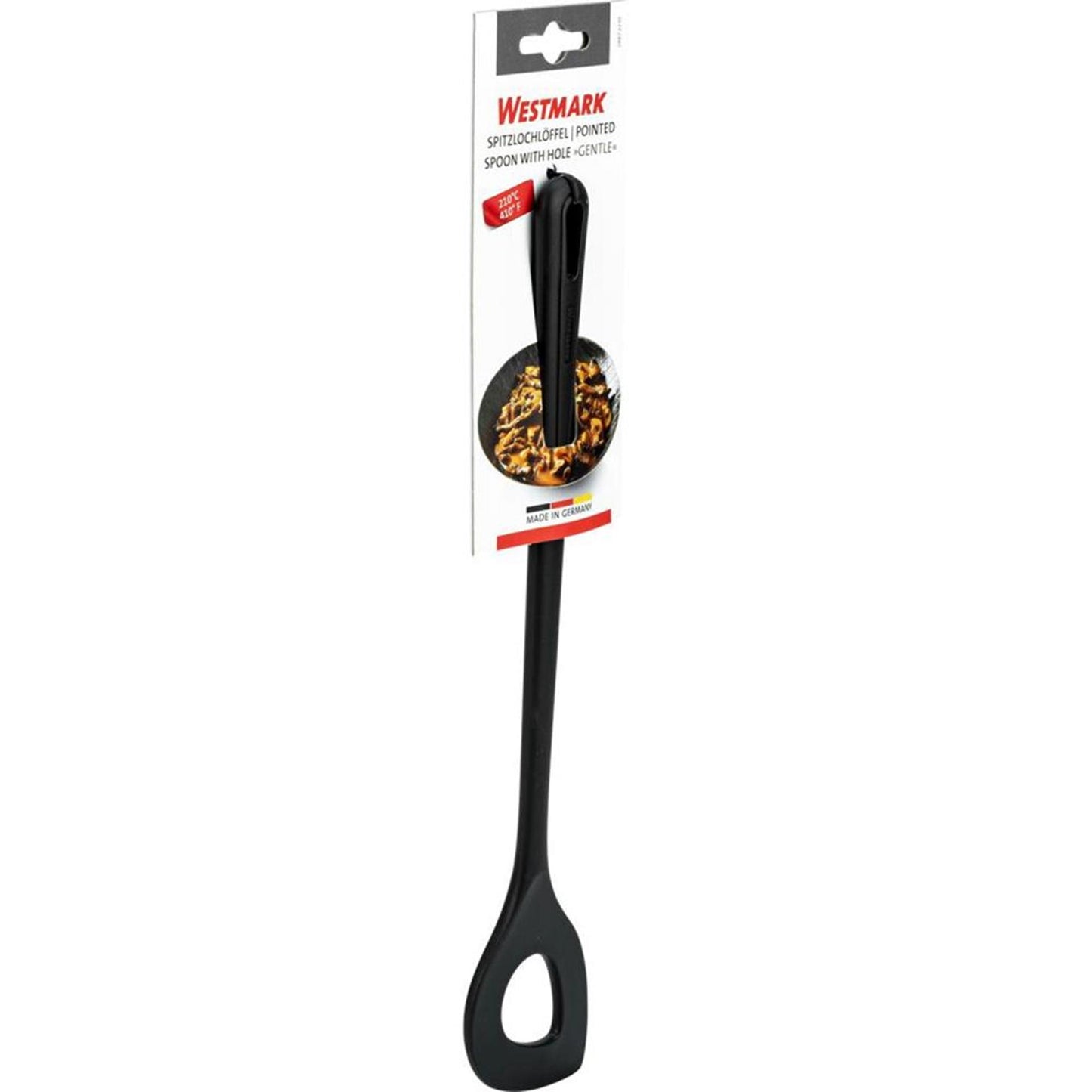 Westmark spitse roerlepel met gat, lengte: 30 cm, gentle, zwart, 28872270