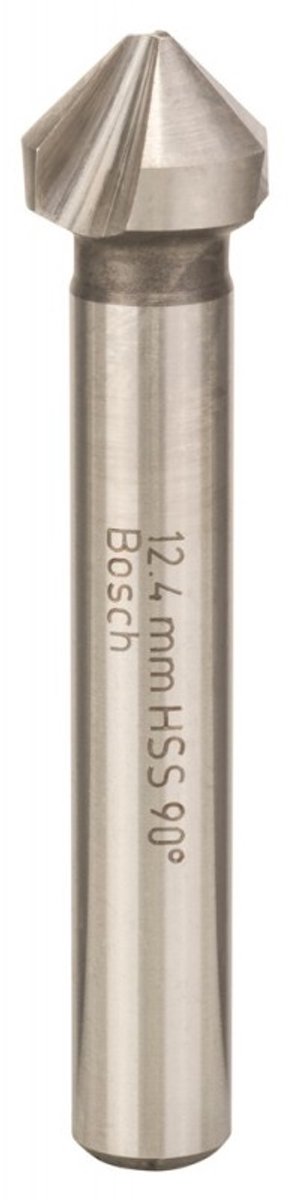 Bosch - conische verzinkboor hss met 3 boorplaatjes, din 335 12,4 mm, m6, 56 mm, 8 mm