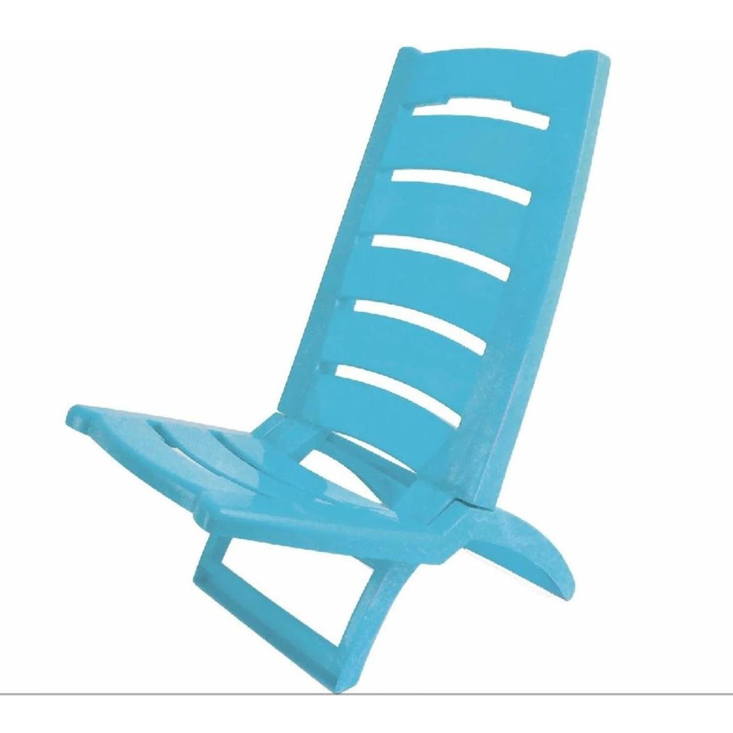 Adriatic strandstoel opklapbaar blauw