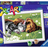 Ravensburger creart sleeping cats dogs