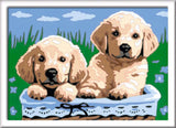 Ravensburger creart schilderen op nummer - schattige puppies - afbeelding 2