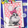 Ravensburger creart schilderen op nummer - konijn met glitters