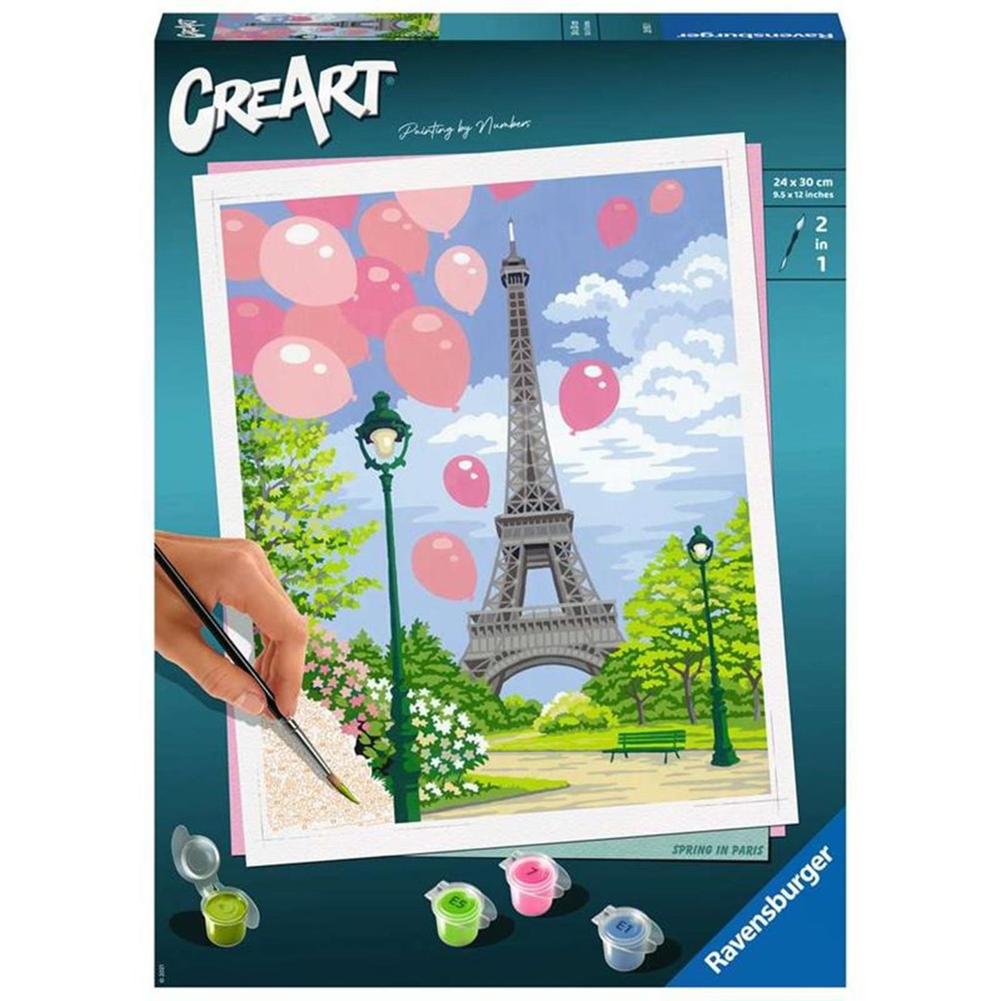 Ravensburger creart spring in paris schilderen op nummer