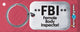 Paperdreams sleutelhanger fbi sleutelhanger fbi