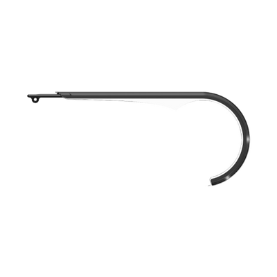 Herrmans kettingscherm slim 38t - zwart transparant