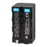 Falcon Eyes 2 x Accu NP-F750 + Acculader SP-CHG voor LED Lamp - afbeelding 3
