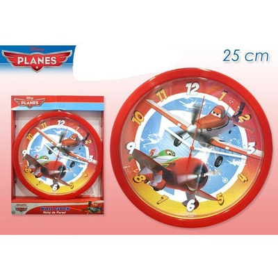 Disney planes muur klok 25 cm doorsnee