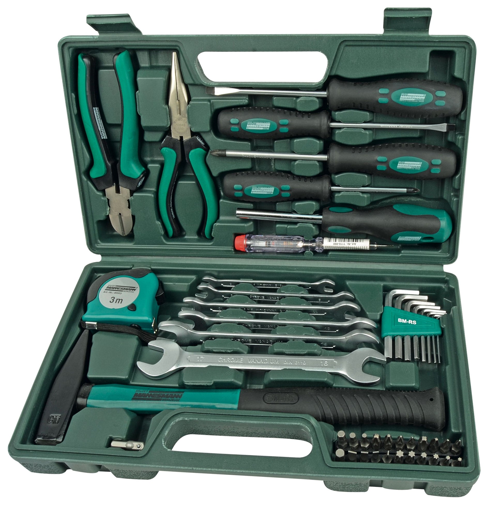 Brüder mannesmann gereedschapset 47 dlg (hobby) - 29032