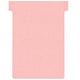 Nobo t-insteekkaarten planning karton 170g m2 92x15x120x80mm roze