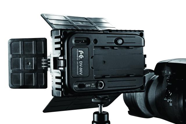 Falcon eyes led lamp set dimbaar dv-96v-k2 incl. accu