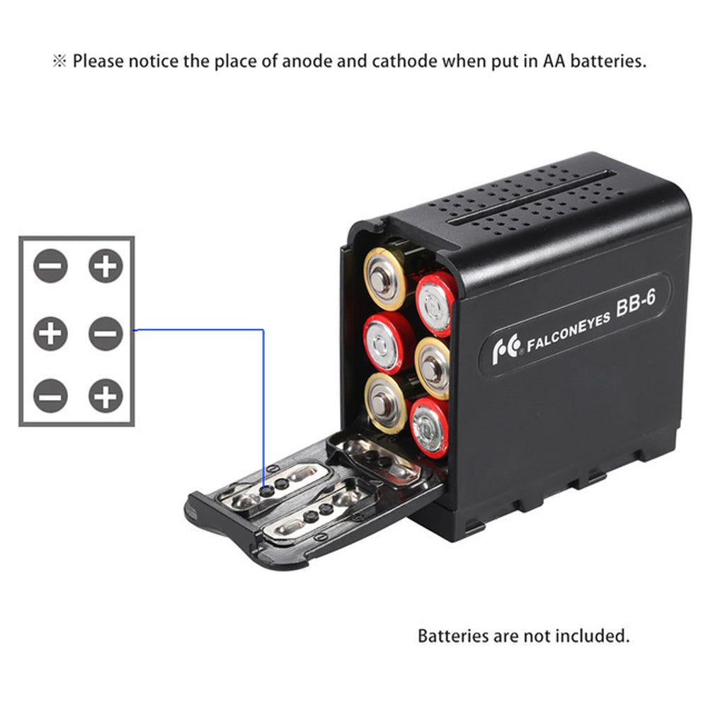 Falcon eyes batterij houder bb-06