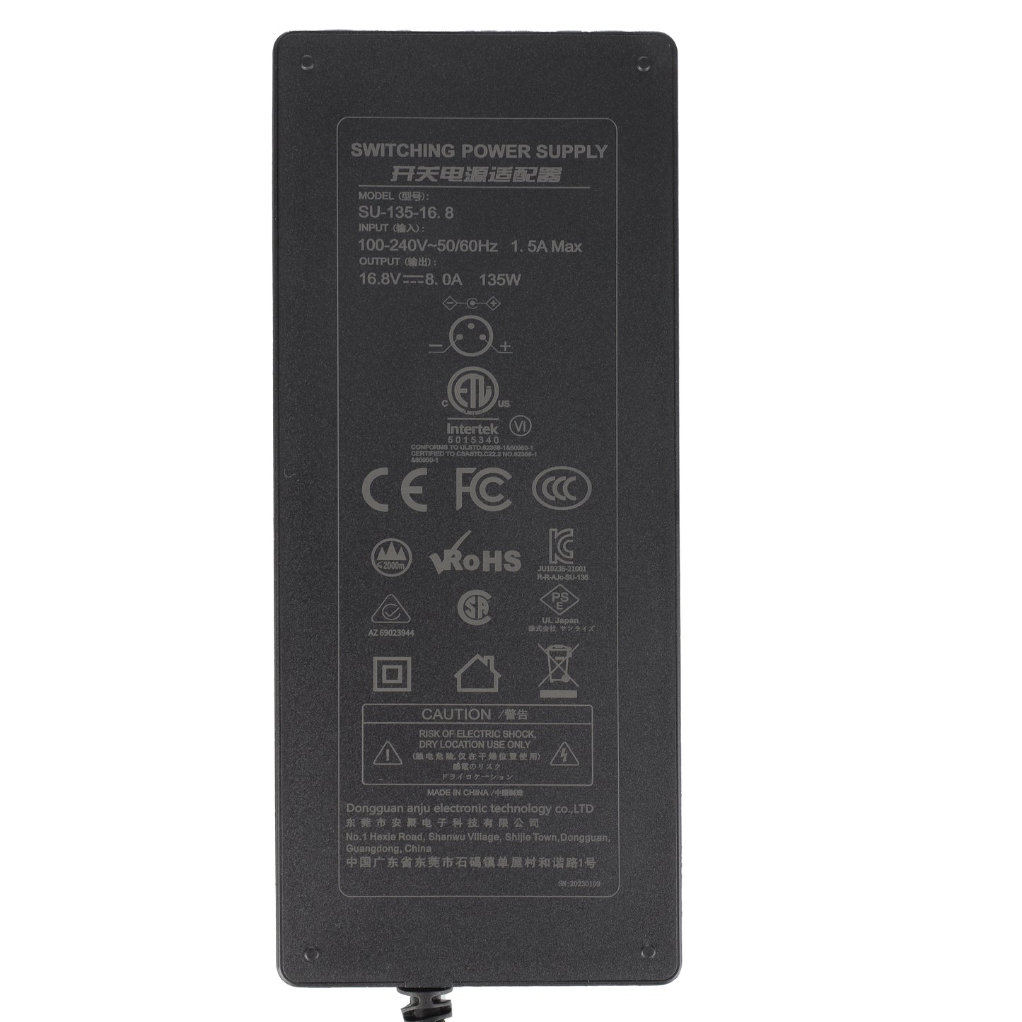 Falcon eyes voeding sp-ac16.8-8a 3 pin