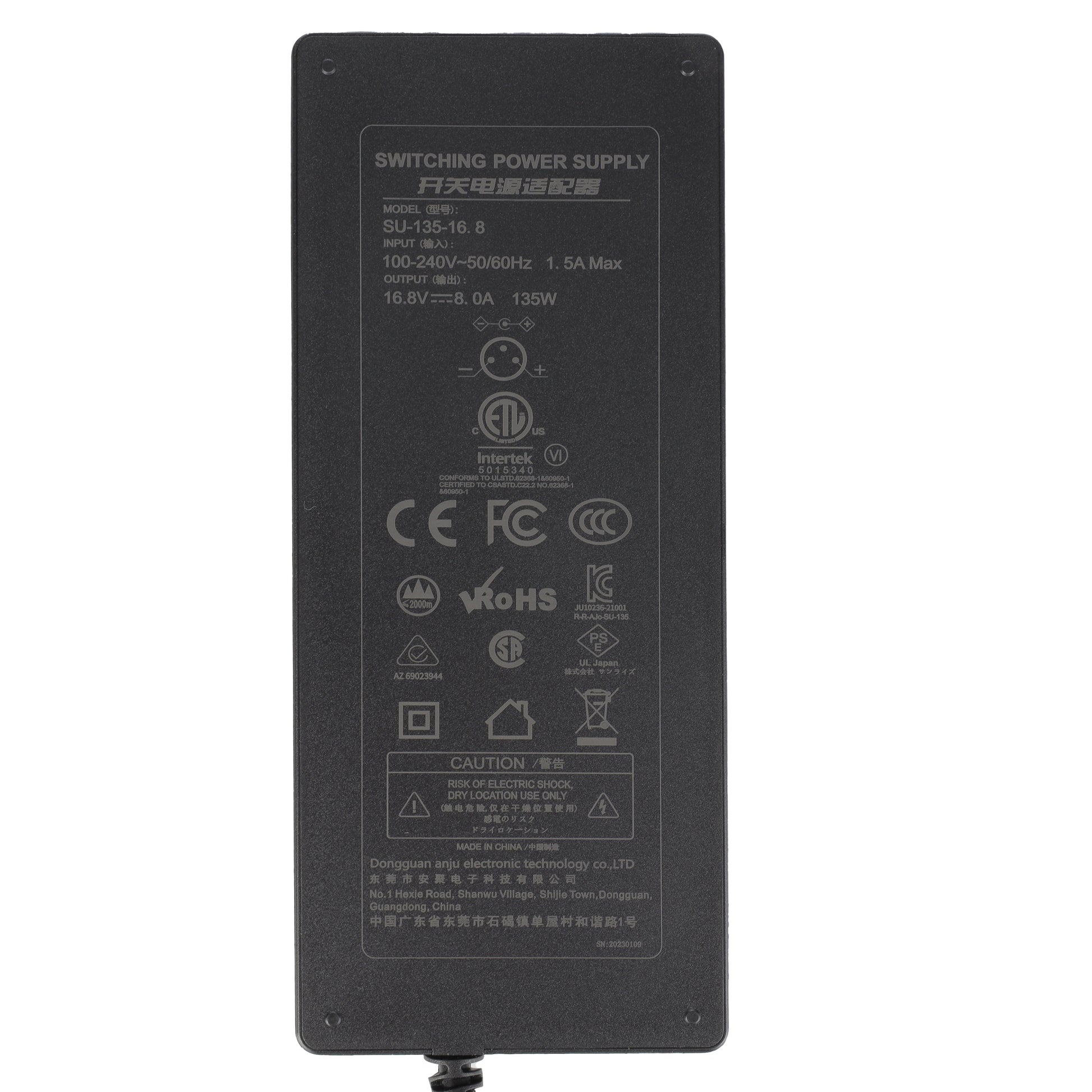 Falcon eyes voeding sp-ac16.8-8a 3 pin