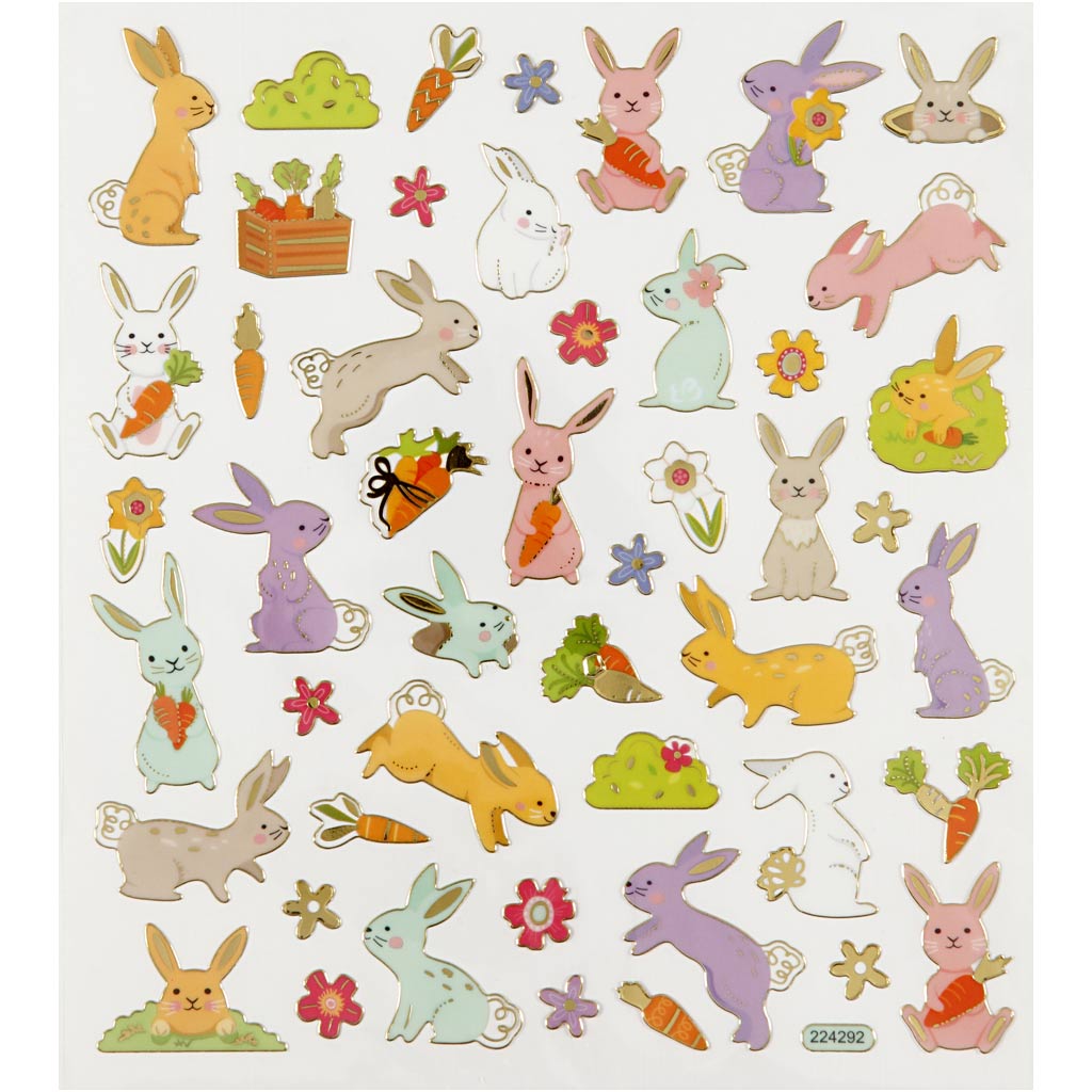 Creativ company stickervel paashaas