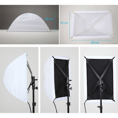 Falcon eyes diffuser dome rx-18ob voor led rx-18t
