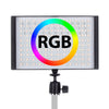 Falcon eyes rgb led lamp set t8 incl. accu