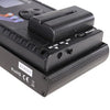 Falcon eyes bi-color led lamp set t6 incl. accu