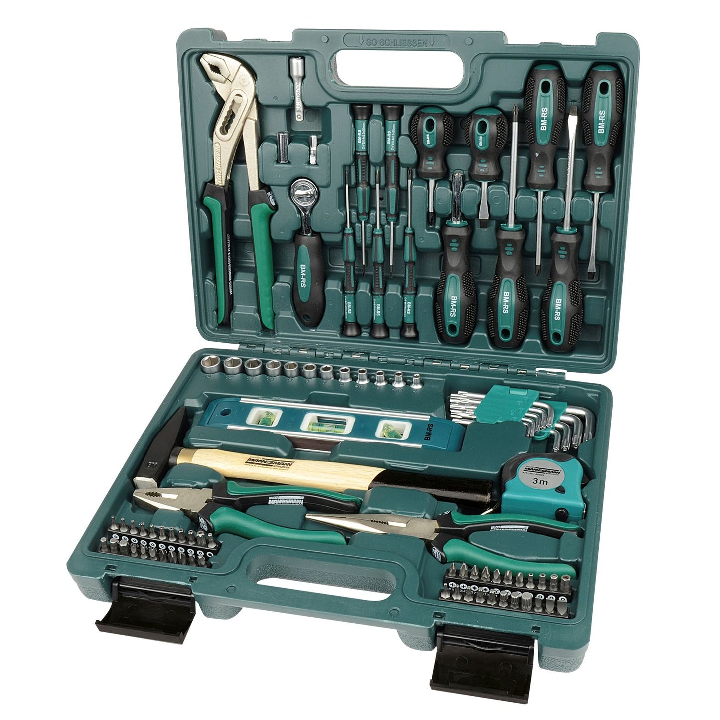Brüder mannesmann gereedschapkoffer 86 dlg (hobby) - 29084